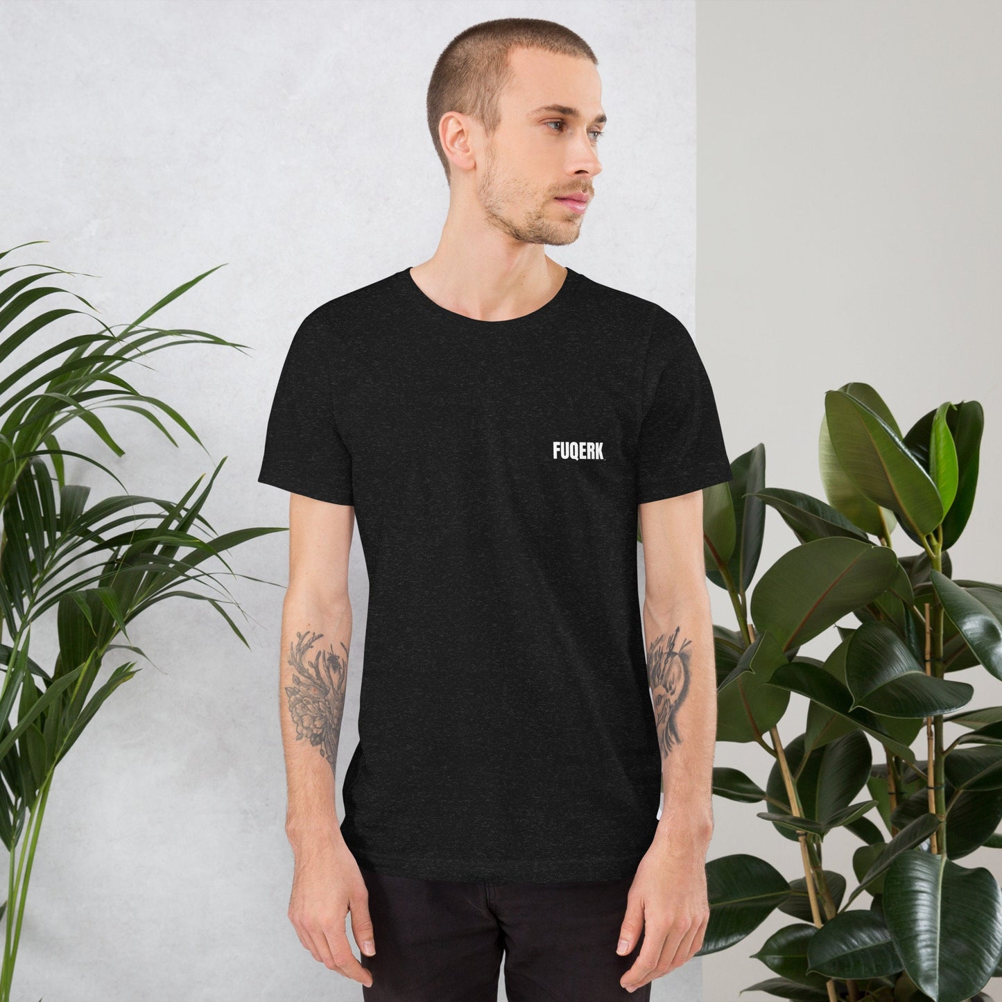 FUQERK Swing: 'I'm Playing Golf!' Unisex Black Tee