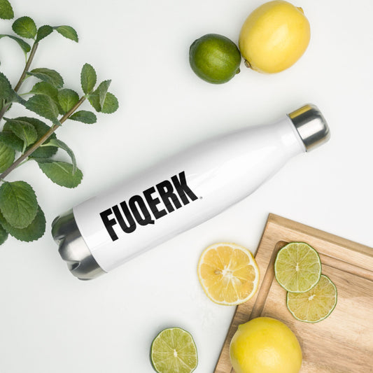 FUQERK 17oz Stainless Steel Water Bottle | Urban Hydration Companion - White