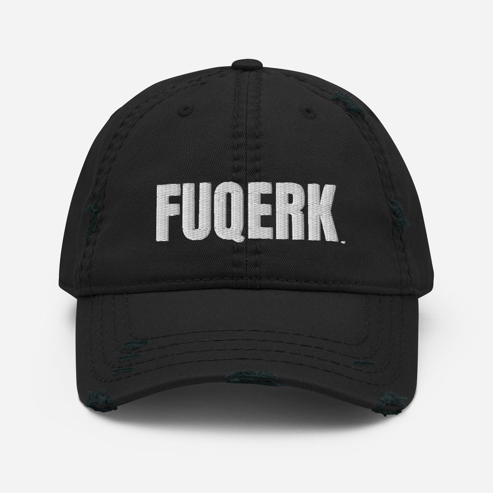 FUQERK Distressed Dad Hat | Stylish Edge for Effortless Outfits