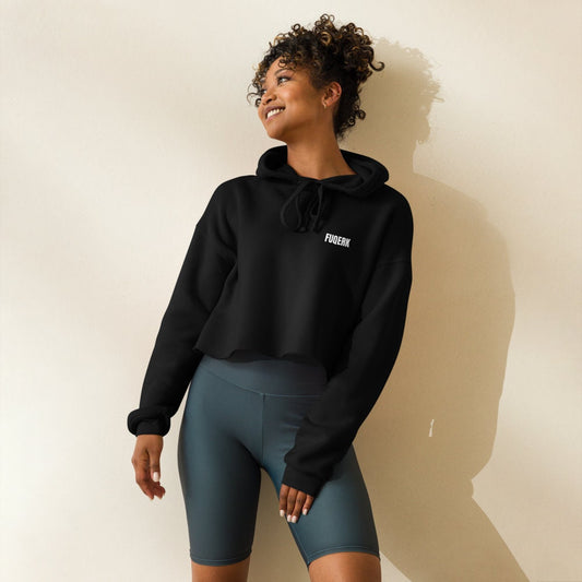 FUQERK Urban Edge Cropped Hoodie | Statement Women's Streetwear