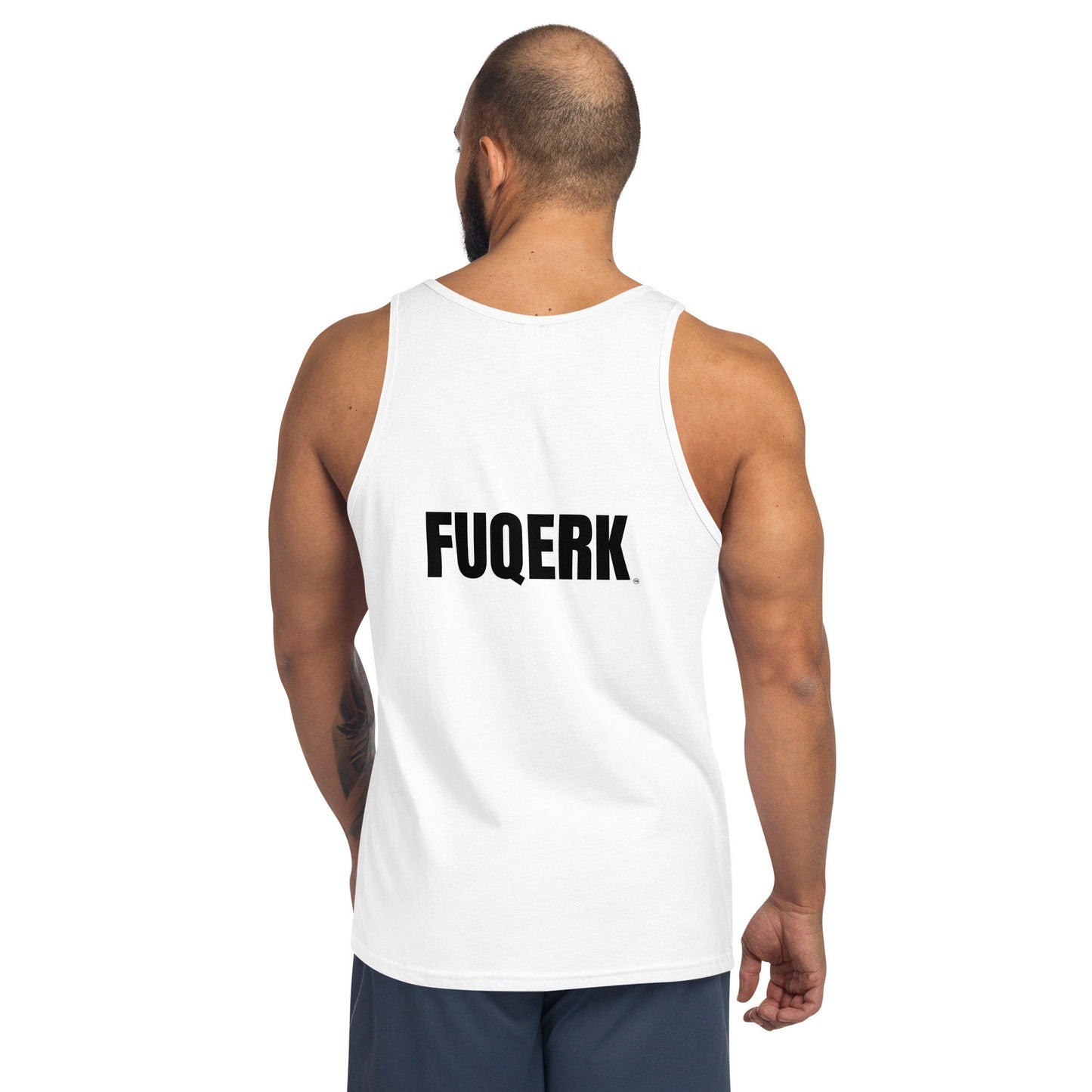 FUQERK Essential Unisex White Tank - Timeless Comfort & Style!